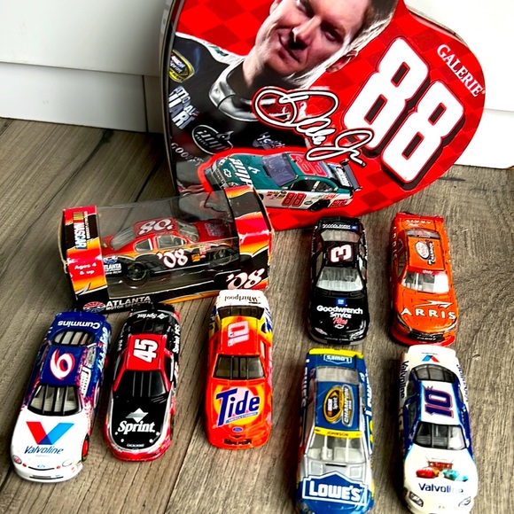 Toys Nascar Toy Cars And Dale Earnhardt Jr Tin Collectible Poshmark